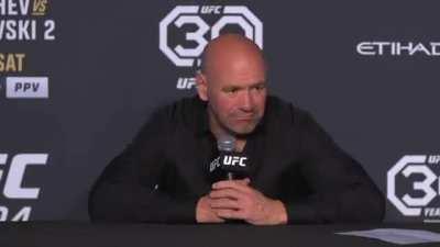 Dana White on the Johnny Walker/doctor dialogue: &quot;I guess he asked him, &quot;where are you right now?&quot;. And his response was &quot;I'm in the desert.&quot; He's not wrong.&quot;