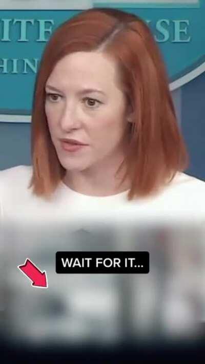 Jen psaki is a fucking psycho