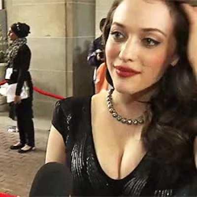 Kat Dennings Has Her Boobs Interviewed