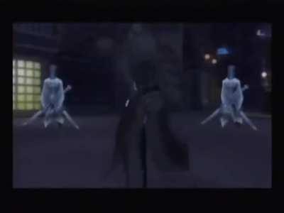 A deleted scene from KH2's TGS 2005 Trailer. A brief first look at Sora vs Roxas in TWTNW.