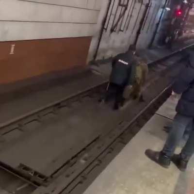 Time Traveler in the Moscow Metro