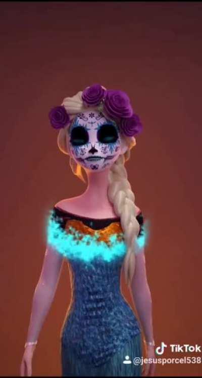 Jesus Porcel is back at it - Halloween Elsa Animation