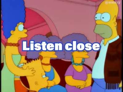 Using audio editing skills to recover a buried Simpsons joke
