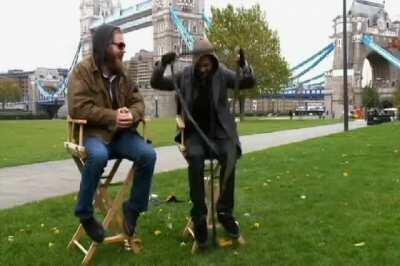 Ryan Dunn, Bam Margera and the chair.