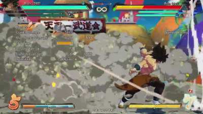 Shirtless S Broly only needs 2.5~ bars to kill from a stray BVG A assist midscreen, no spark