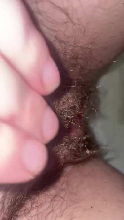 Wifey showing off her clit after she pisses 