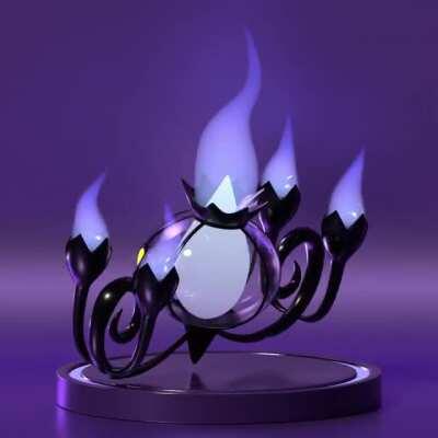 Chandelure I 3D Modeled