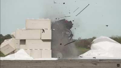 A 95mph Crash Test