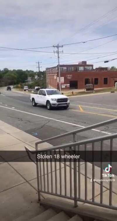 Run Bandit, run! 18-wheeler chase through my county