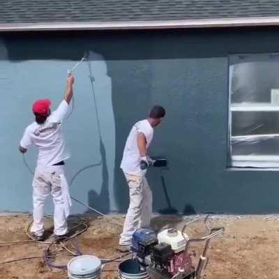 Could watch them paint the entire house