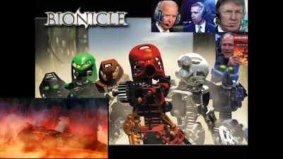 The Presidents watch Bionicle: Mask of Light