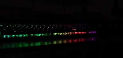 Not necessarily my battlestation, but doesn't everyone love RGB in the dark?