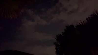 Caught lightning on video last night