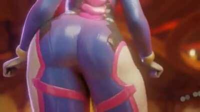 Thicc D.va Shakes Her Ass (MaxBoost) [Overwatch]