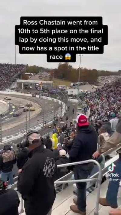 Ross Chastain channeling Ricky Bobby