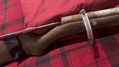 Homemade firearm.