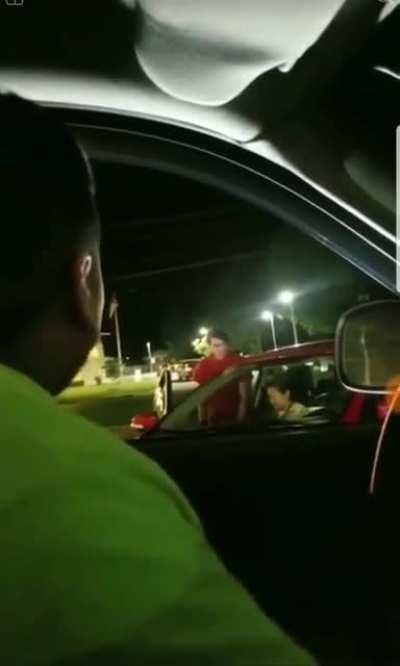 Man sees woman being forced into car and intervenes