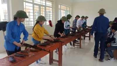 11th-graders in public schools in Vietnam are all taught how to disassemble and reassemble military rifles like AK-47