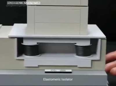 Convention building vs. Seismic Isolated building with Elastomeric Isolator