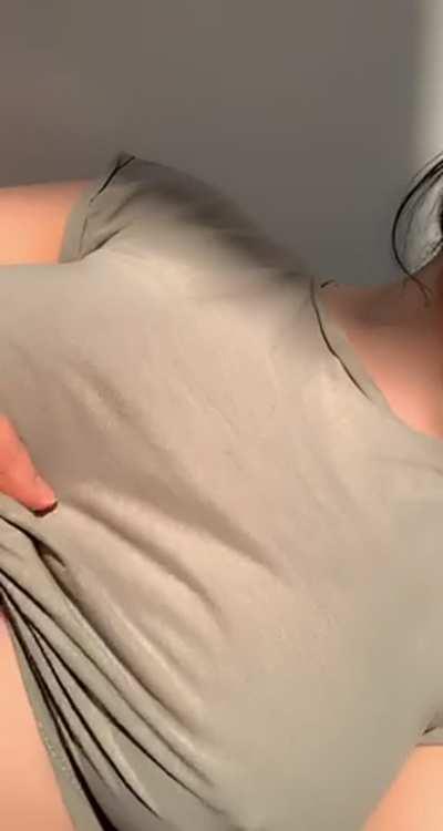 Did my huge tits surprise you? 😋 [OC]