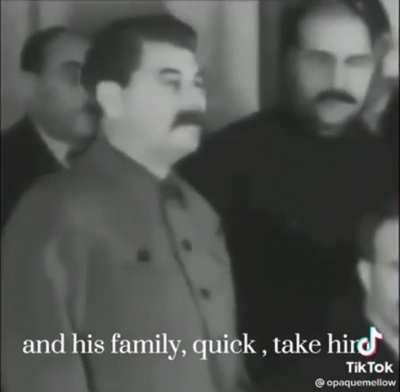 Stalins Giving His Secret Speech [1941]