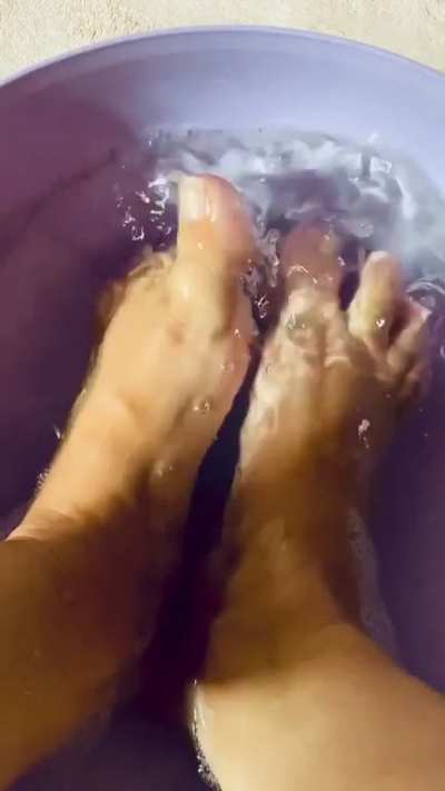 Feet bath 💜