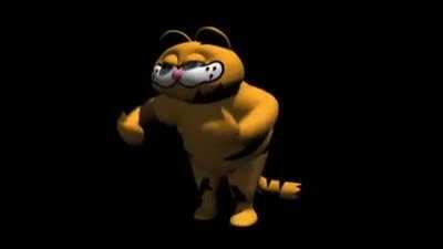 Garfield dances to happy (Day 1)