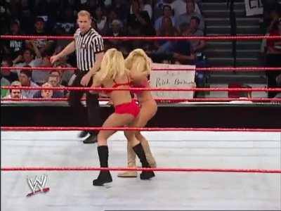 Terri takes on Trish in a Lingerie Match!