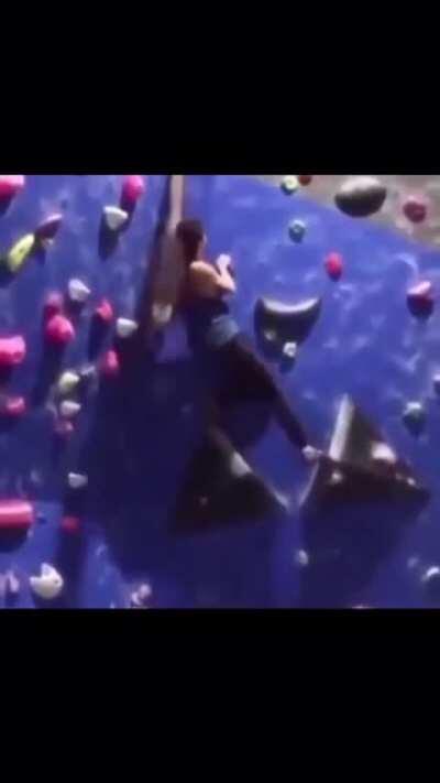 HMFT after i fall from a rock climbing wall