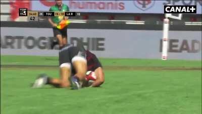 Cheslin Kolbe try vs La Rochelle - 12/09