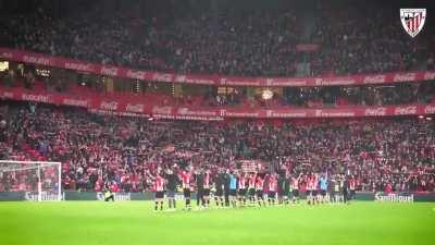 The energy we will need tonight in San Mames to knock out Real Madrid! Aupa Athletic!