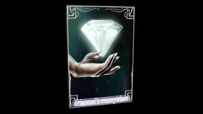 Diamond's everywhere, another card zzz.. this one is about something than is more valuable than any precious stuff..