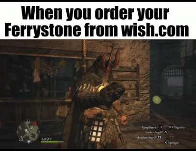 When the ferrystone was only 4,99$