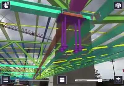 By using AR, BIM (Building Information Modeling) allows contractors overseeing a project to visualize the architect's concept during the execution of the work. It shows them the individual elements and components of the project.