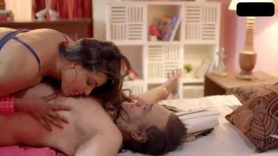 Shyna Khatri HOT Boobs Kissing Sex Scene In Bikau Ep 07 Ullu