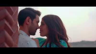 Bhumi Pednekar Hot Kiss