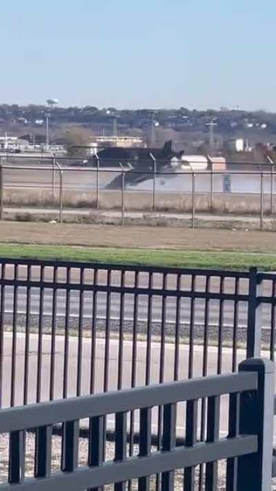 American F-35B Lightning II fighter Jet Pilot messed up and ejected at ground level, Fort Worth Base in Texas