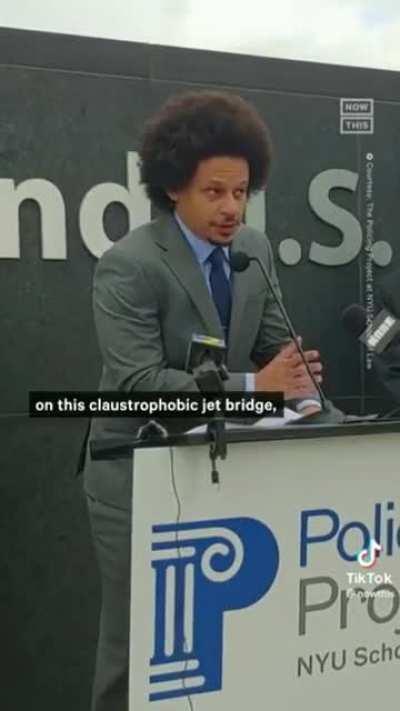 Eric Andre is speaking out about being racially profiled at the airport.