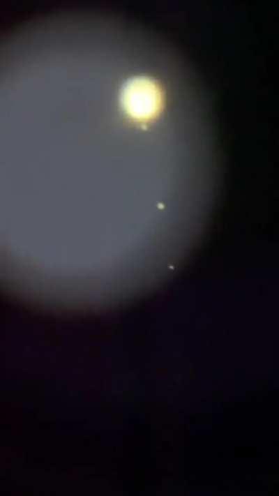 Jupiter and three of it's moons