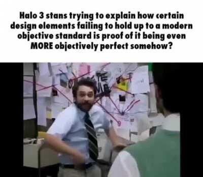 &quot;Everyone knows there's no such thing as a flaw in Halo 3! That &quot;trash sound propagation&quot; you hear is actually, uhhhh, to compliment the setting-driven music of Jeff Steitzer's ambient skybox helmets!!&quot;