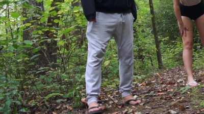 The gray sweatpants earned this hiker an extra peak. My Husband loved this video … [oc] [f]