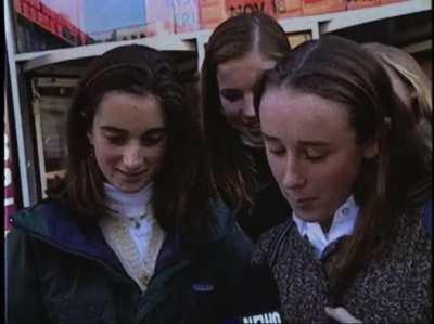 December 2, 1994 - A group of teen girls are asked about CDs they just bought at Tower Records in NYC