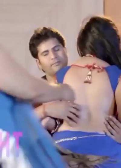 Akshara Singh hot backless body