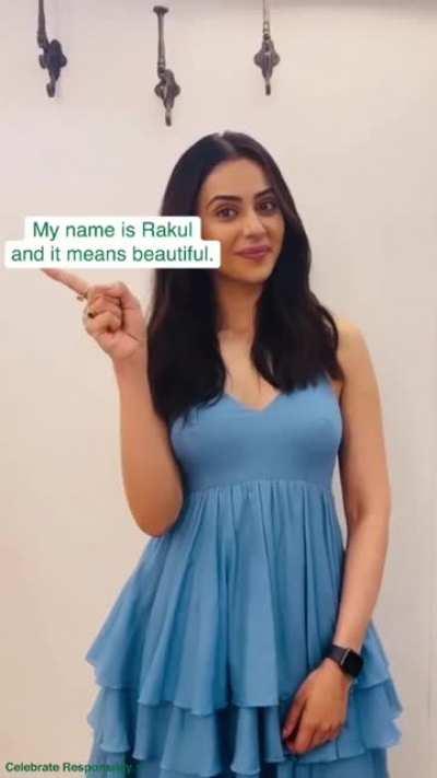 Rakul (remember the name)