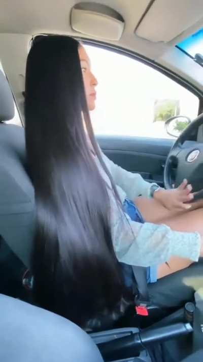 Girl friend pick u up for hairplay in her home