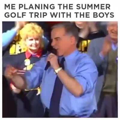 Summer golf trip with the boys