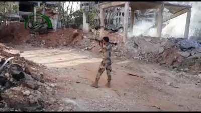 FSA 16th Division highlight reel shows armor, &quot;hell cannons,&quot; etc. during the fighting for Aleppo - 7/8/2015