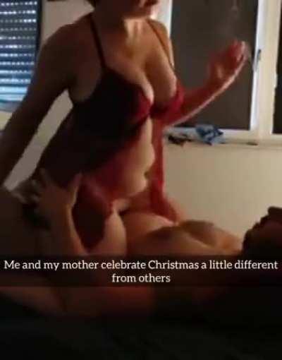 Christmas with mom