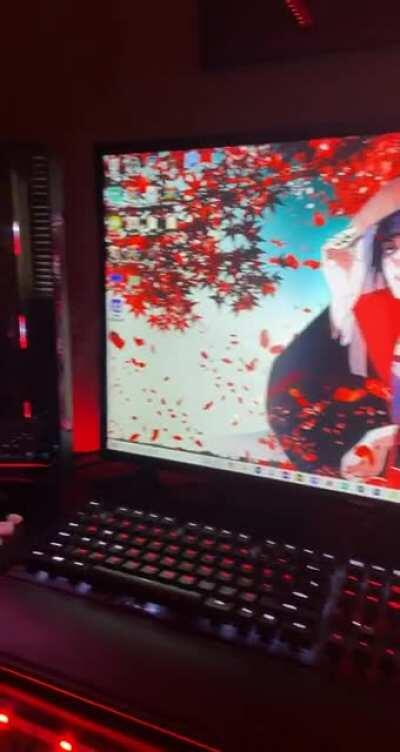 Repost// Successfully flashed my 2070S FE to an XC Ultra so I could change the RGB to red to match my Itachi theme. Lemme know what ya think