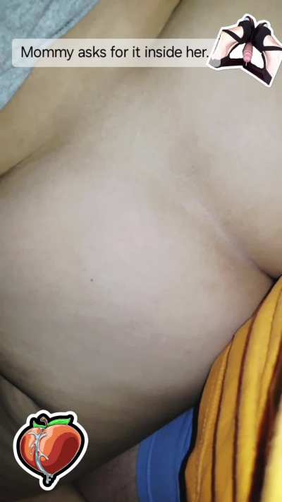 Mommy let's me fuck after the guests leave. Begs for me to cum in her